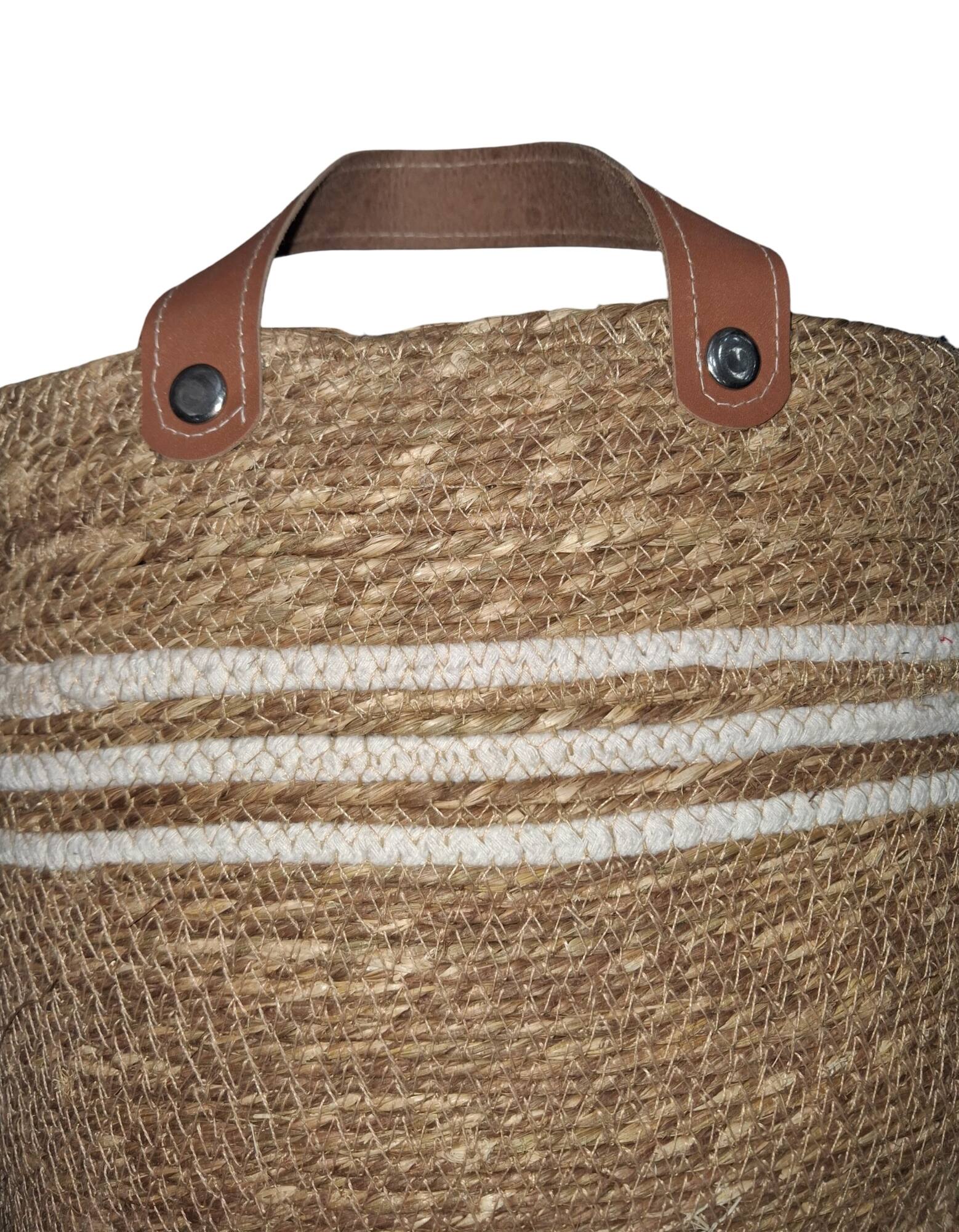 12" Natural Jute Woven Storage Basket by Ashland®